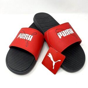 Cool Cat Jump Slides High Risk Red Black White Mens Size 11